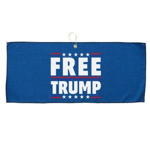 Free Trump 2024 Election Large Microfiber Waffle Golf Towel