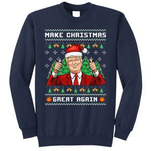 Funny Trump 2024 Make Christmas Great Again Ugly Sweater Sweatshirt