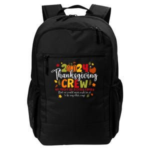 Family Thanksgiving 2024 Thanksgiving Crew Turkey Matching Daily Commute Backpack