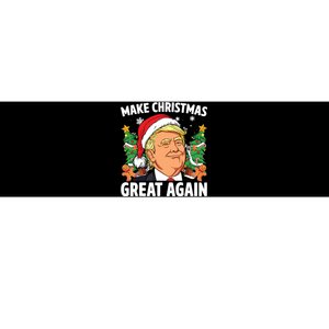 Funny Trump 2024 Make Christmas Great Again Bumper Sticker