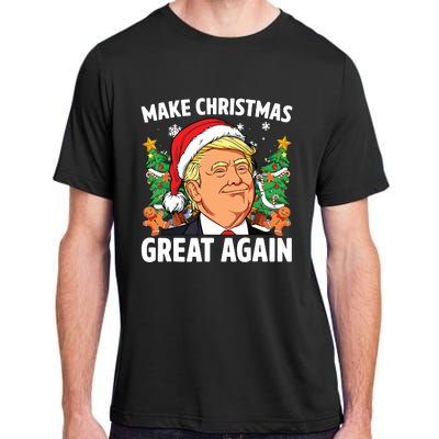 Funny Trump 2024 Make Christmas Great Again Adult ChromaSoft Performance T-Shirt