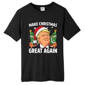 Funny Trump 2024 Make Christmas Great Again Tall Fusion ChromaSoft Performance T-Shirt