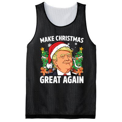 Funny Trump 2024 Make Christmas Great Again Mesh Reversible Basketball Jersey Tank