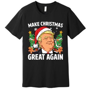 Funny Trump 2024 Make Christmas Great Again Premium T-Shirt