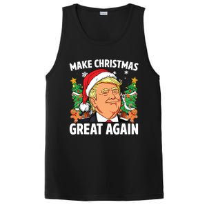 Funny Trump 2024 Make Christmas Great Again PosiCharge Competitor Tank