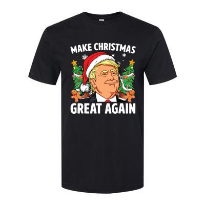 Funny Trump 2024 Make Christmas Great Again Softstyle® CVC T-Shirt