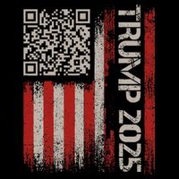 Funny Trump 2025 Qr 4547 Dancing Code Usa Flag We The Sustainable Bucket Hat