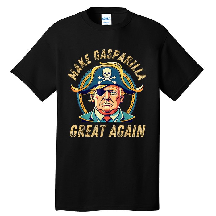 Funny Trump 2024 Make Gasparilla Great Again Gasparilla Tall T-Shirt