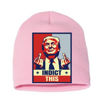 Funny Trump 2024 Short Acrylic Beanie