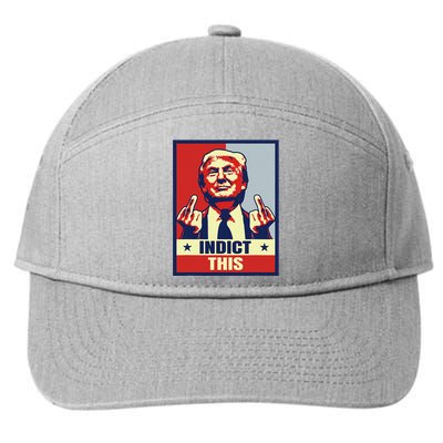 Funny Trump 2024 7-Panel Snapback Hat