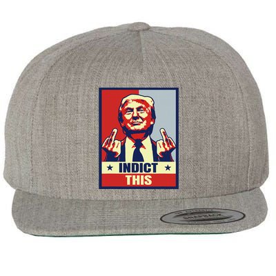 Funny Trump 2024 Wool Snapback Cap