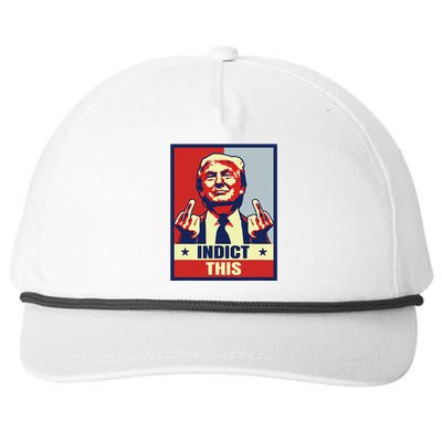 Funny Trump 2024 Snapback Five-Panel Rope Hat