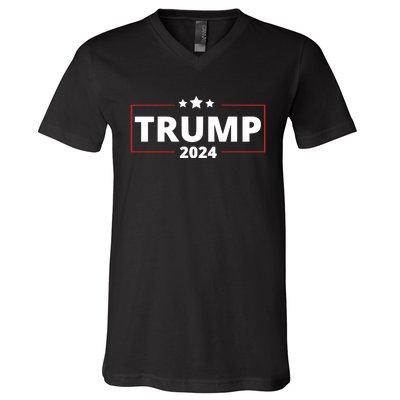 Free Trump 2024 V-Neck T-Shirt