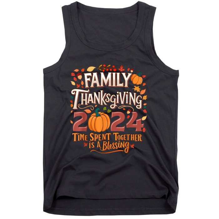 Family Thanksgiving 2024 Thanksgiving Crew Matching Group Tank Top