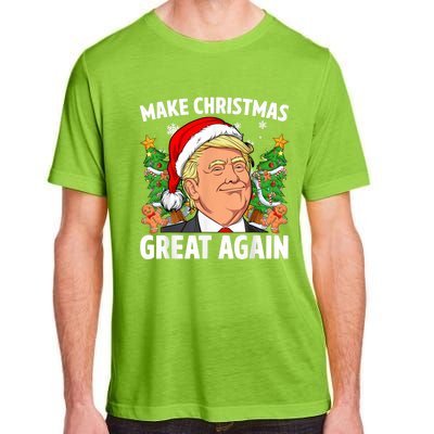 Funny Trump 2024 Make Christmas Great Again Adult ChromaSoft Performance T-Shirt