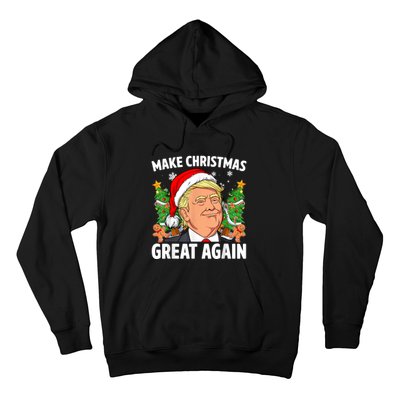 Funny Trump 2024 Make Christmas Great Again Hoodie