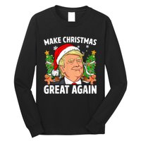 Funny Trump 2024 Make Christmas Great Again Long Sleeve Shirt