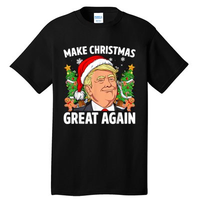 Funny Trump 2024 Make Christmas Great Again Tall T-Shirt