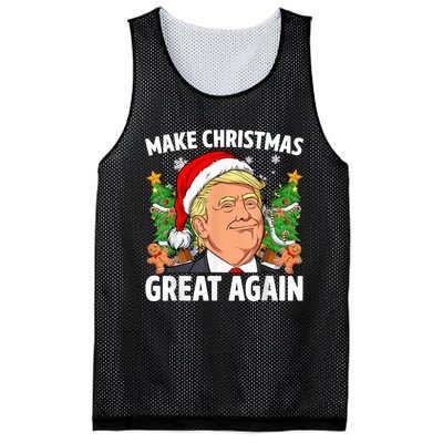 Funny Trump 2024 Make Christmas Great Again Mesh Reversible Basketball Jersey Tank