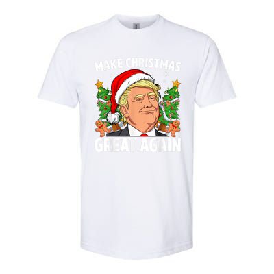 Funny Trump 2024 Make Christmas Great Again Softstyle CVC T-Shirt