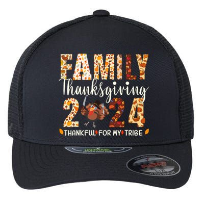 Family Thanksgiving 2024 Turkey Thanksgiving Matching Group Flexfit Unipanel Trucker Cap