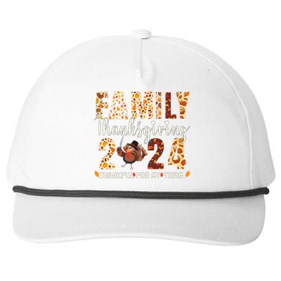 Family Thanksgiving 2024 Turkey Thanksgiving Matching Group Snapback Five-Panel Rope Hat