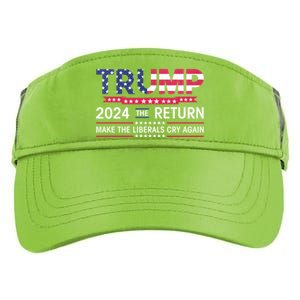 Funny Trump 2024 The Return Make Liberals Cry Again Election Gift Adult Drive Performance Visor