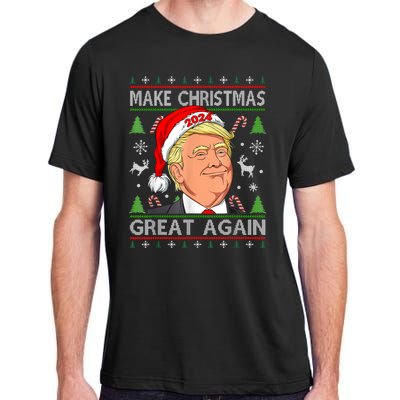 Funny Trump 2024 Make Christmas Great Again Adult ChromaSoft Performance T-Shirt