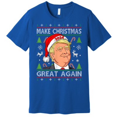 Funny Trump 2024 Make Christmas Great Again Premium T-Shirt