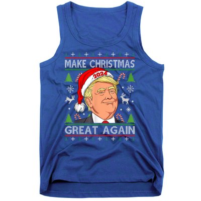 Funny Trump 2024 Make Christmas Great Again Tank Top