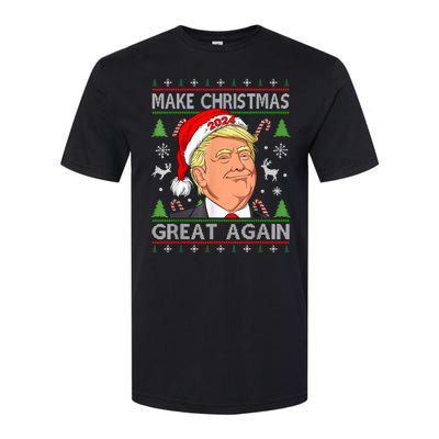 Funny Trump 2024 Make Christmas Great Again Softstyle CVC T-Shirt