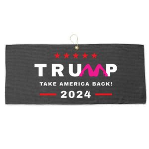 Free Trump 2024 Stormy Daniels Donald Trump Indictment Large Microfiber Waffle Golf Towel