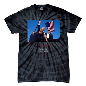 Funny Trump 2024 Shooting At Trump Rally In Pennsylvania Tie-Dye T-Shirt