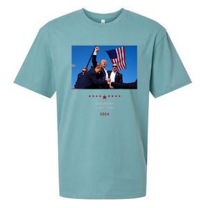 Funny Trump 2024 Shooting At Trump Rally In Pennsylvania Sueded Cloud Jersey T-Shirt