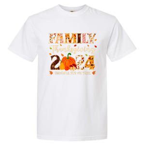 Family Thanksgiving 2024 Thankful For My Tribe Group Autumn Garment-Dyed Heavyweight T-Shirt