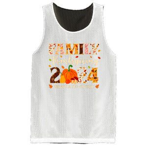 Family Thanksgiving 2024 Thankful For My Tribe Group Autumn Mesh Reversible Basketball Jersey Tank