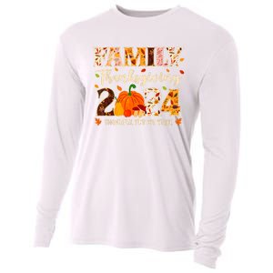 Family Thanksgiving 2024 Thankful For My Tribe Group Autumn Cooling Performance Long Sleeve Crew