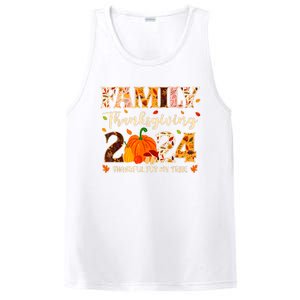 Family Thanksgiving 2024 Thankful For My Tribe Group Autumn PosiCharge Competitor Tank