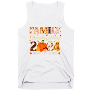 Family Thanksgiving 2024 Thankful For My Tribe Group Autumn Tank Top