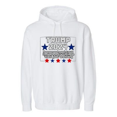 Funny Trump 2024 Where These Black Jobs Immigrants Stealing Garment-Dyed Fleece Hoodie