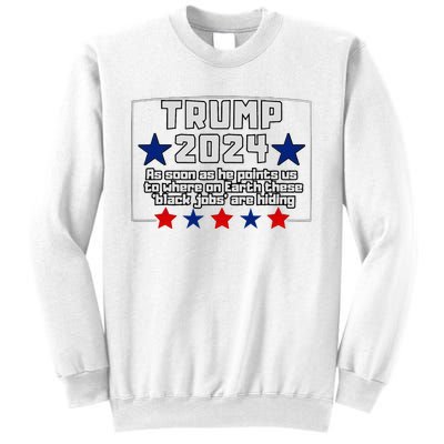 Funny Trump 2024 Where These Black Jobs Immigrants Stealing Sweatshirt