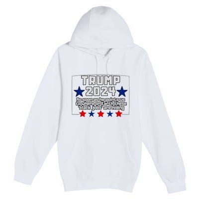 Funny Trump 2024 Where These Black Jobs Immigrants Stealing Premium Pullover Hoodie