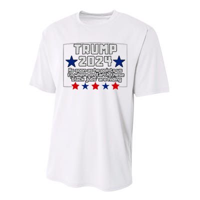 Funny Trump 2024 Where These Black Jobs Immigrants Stealing Performance Sprint T-Shirt