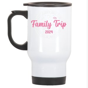 Family Trip 2024 Beach Cute Matching Family Summer Vacation Meaningful Gift Stainless Steel Travel Mug