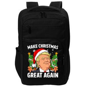 Funny Trump 2024 Make Christmas Great Again Impact Tech Backpack