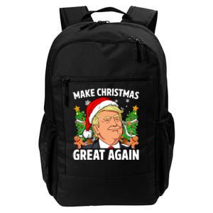 Funny Trump 2024 Make Christmas Great Again Daily Commute Backpack