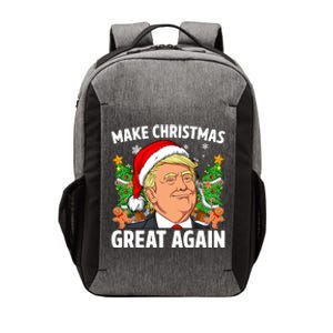 Funny Trump 2024 Make Christmas Great Again Vector Backpack