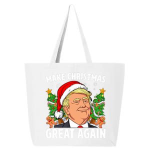 Funny Trump 2024 Make Christmas Great Again 25L Jumbo Tote