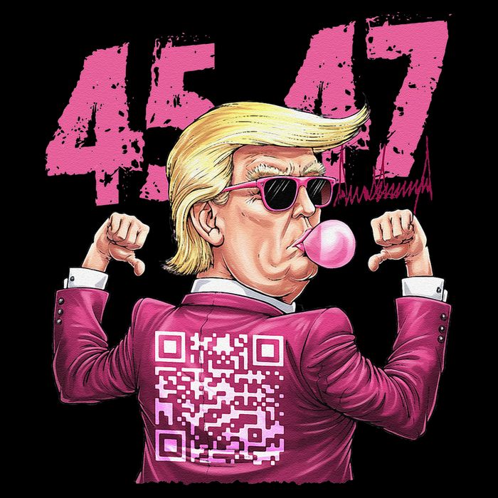Funny Trump 45 47 Bubble Pin.K Qr Dancing Code Impact Tech Backpack