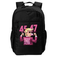 Funny Trump 45 47 Bubble Pin.K Qr Dancing Code Backpack
